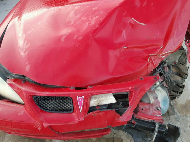 1G2NF52E14M543161 - 2004 PONTIAC GRAND AM S RED photo 7