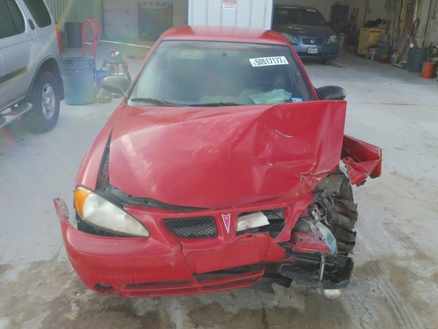 1G2NF52E14M543161 - 2004 PONTIAC GRAND AM S RED photo 9