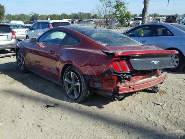 1FA6P8TH5G5271676 - 2016 FORD MUSTANG RED photo 3