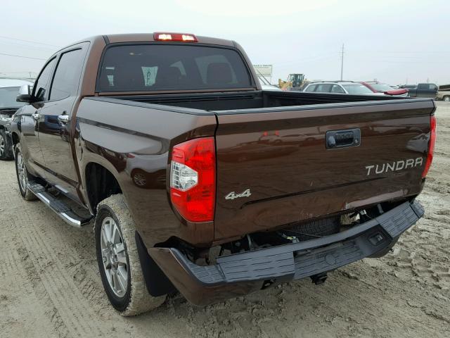 5TFAW5F14HX669472 - 2017 TOYOTA TUNDRA CRE BROWN photo 3