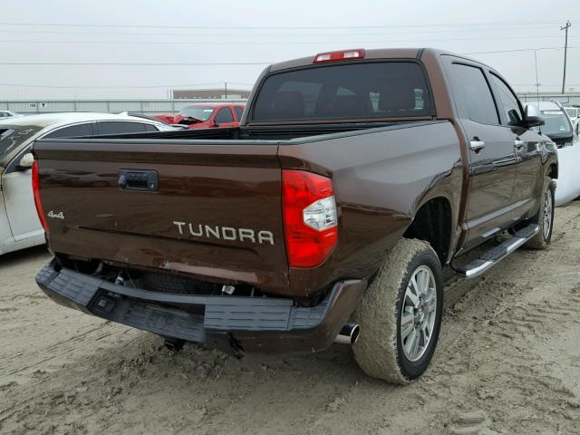 5TFAW5F14HX669472 - 2017 TOYOTA TUNDRA CRE BROWN photo 4