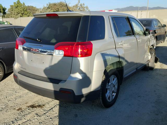 2GKALMEK2C6163777 - 2012 GMC TERRAIN SL SILVER photo 4