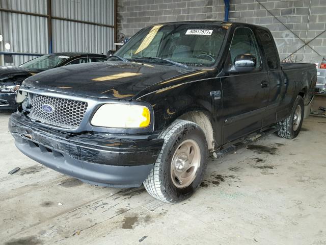 2FTRX17W1YCA89097 - 2000 FORD F150 BLACK photo 2