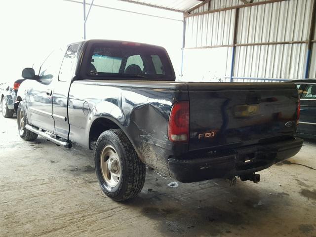 2FTRX17W1YCA89097 - 2000 FORD F150 BLACK photo 3