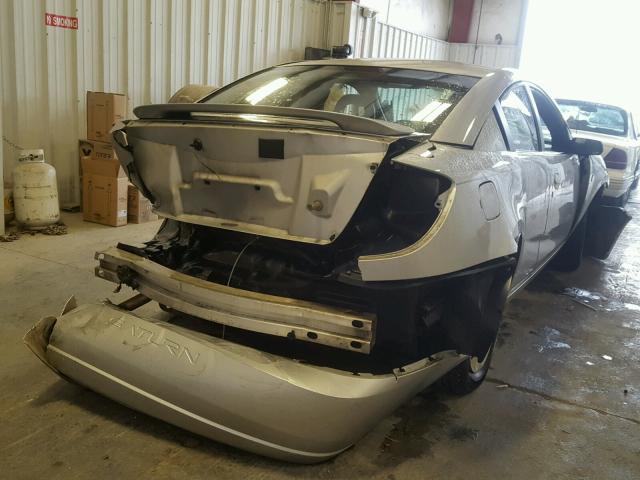 1G8AN12F14Z227786 - 2004 SATURN ION LEVEL SILVER photo 4