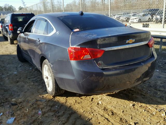 2G1115SL0E9262371 - 2014 CHEVROLET IMPALA LT BLACK photo 3