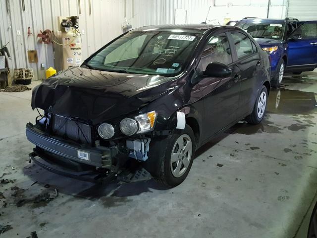 1G1JA5SG8F4105887 - 2015 CHEVROLET SONIC LS 黑色 照片 2