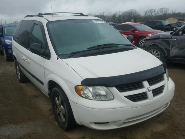 1D4GP45R95B353179 - 2005 DODGE CARAVAN SX WHITE photo 1