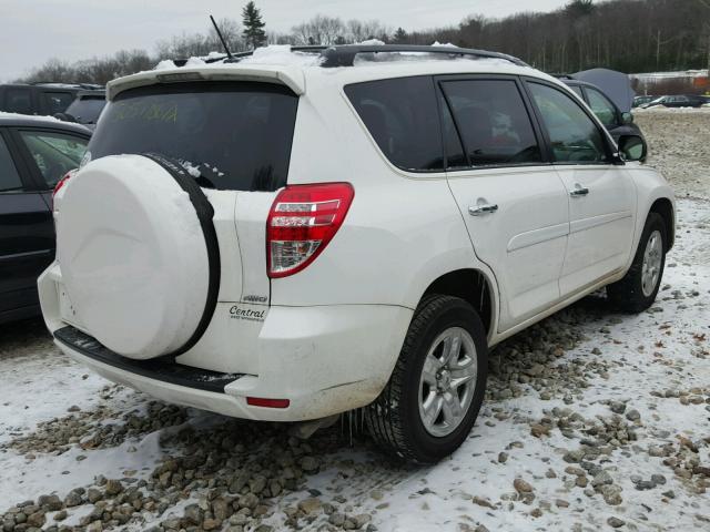 2T3BF4DVXBW169803 - 2011 TOYOTA RAV4 WHITE photo 4