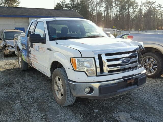 1FTEX1CM7BFA32112 - 2011 FORD F150 SUPER WHITE photo 1