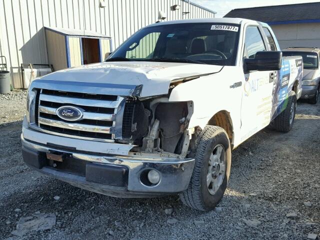 1FTEX1CM7BFA32112 - 2011 FORD F150 SUPER WHITE photo 2