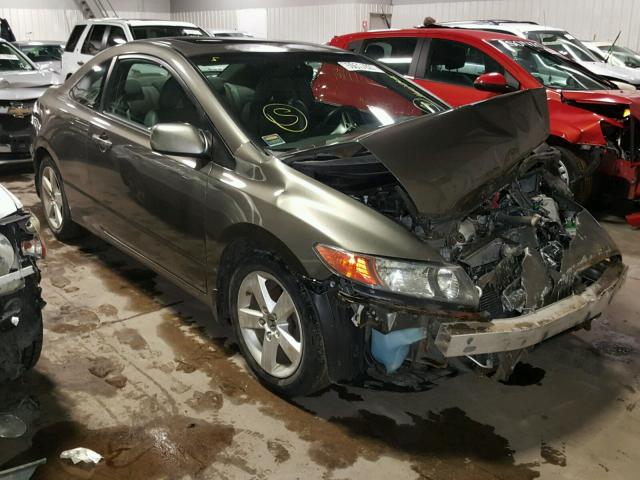 2HGFG12948H508813 - 2008 HONDA CIVIC EXL GRAY photo 1