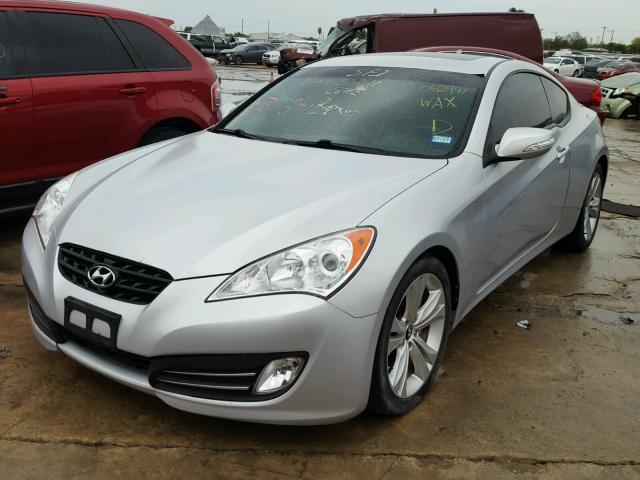 KMHHU6KH0BU062941 - 2011 HYUNDAI GENESIS CO SILVER photo 2