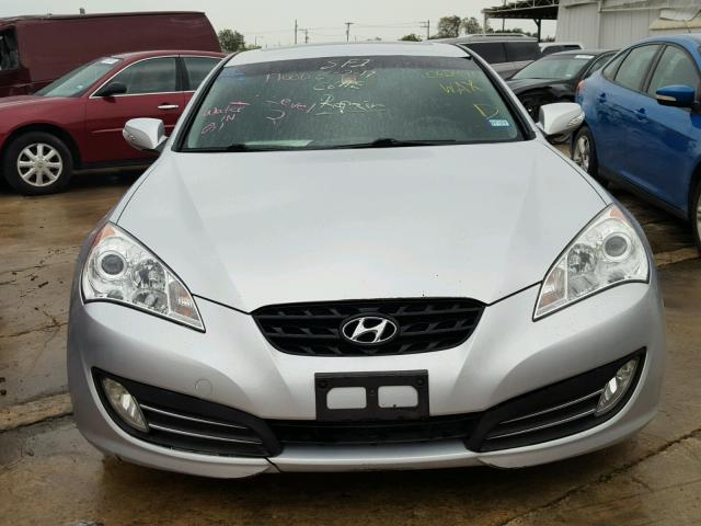 KMHHU6KH0BU062941 - 2011 HYUNDAI GENESIS CO SILVER photo 9