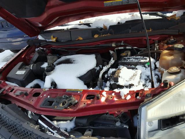 2CNDL23F356132863 - 2005 CHEVROLET EQUINOX LS RED photo 7