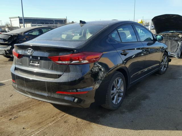 5NPD84LFXHH207740 - 2017 HYUNDAI ELANTRA SE BLACK photo 4