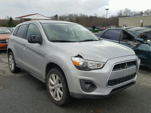 4A4AR3AU6FE005298 - 2015 MITSUBISHI OUTLANDER SILVER photo 1