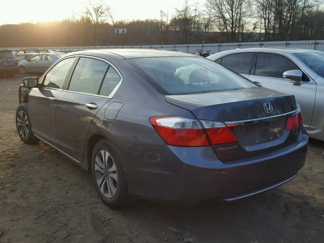 1HGCR2F34FA128570 - 2015 HONDA ACCORD LX GRAY photo 3