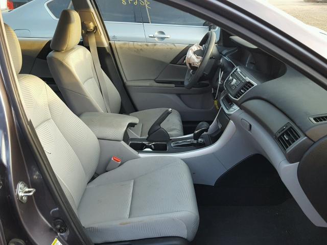 1HGCR2F34FA128570 - 2015 HONDA ACCORD LX GRAY photo 5