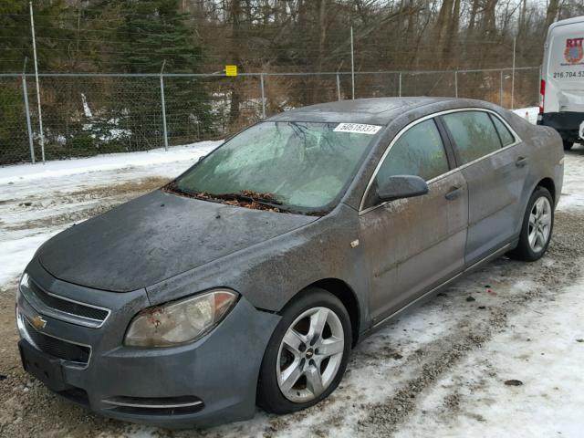 1G1ZH57BX84306432 - 2008 CHEVROLET MALIBU 1LT GRAY photo 2