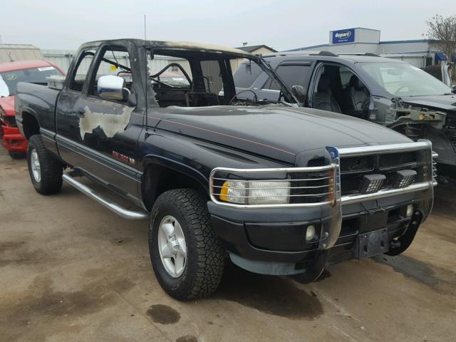 3B7HF13Y5VG766365 - 1997 DODGE RAM 1500 BLACK photo 1