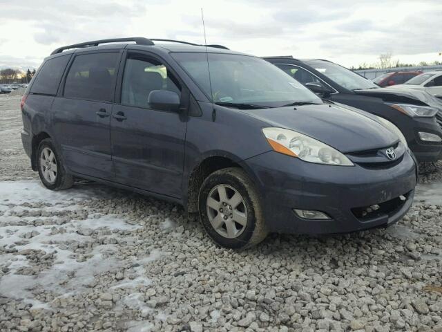 5TDZA23C96S447244 - 2006 TOYOTA SIENNA CE BLUE photo 1