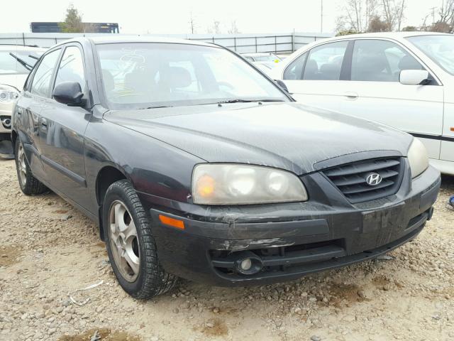 KMHDN56D16U184565 - 2006 HYUNDAI ELANTRA GL BLACK photo 1