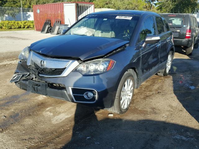 5J8TB1H53CA002287 - 2012 ACURA RDX TECHNO GRAY photo 2