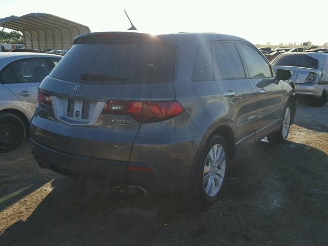 5J8TB1H53CA002287 - 2012 ACURA RDX TECHNO GRAY photo 4