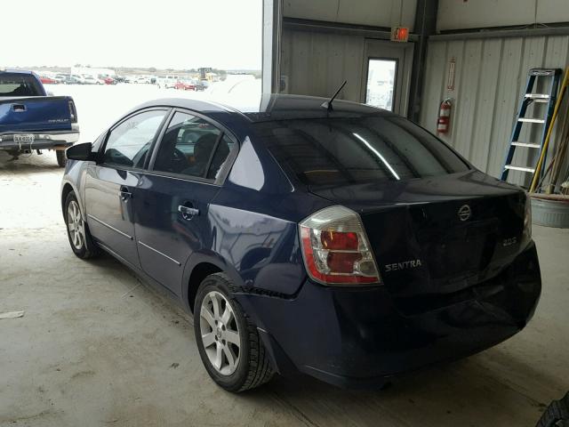 3N1AB61E27L709539 - 2007 NISSAN SENTRA 2.0 BLUE photo 3