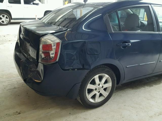 3N1AB61E27L709539 - 2007 NISSAN SENTRA 2.0 BLUE photo 9