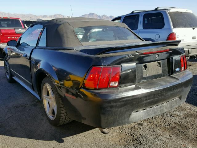 1FAFP4441XF113902 - 1999 FORD MUSTANG BLACK photo 3