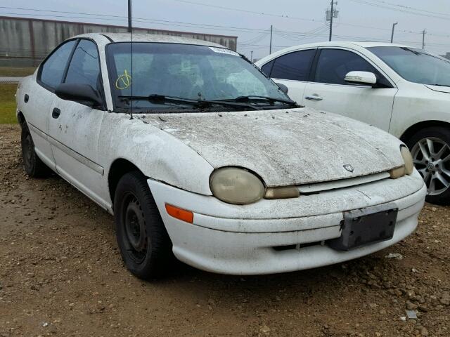 1B3ES47C9XD113196 - 1999 DODGE NEON HIGHL WHITE photo 1