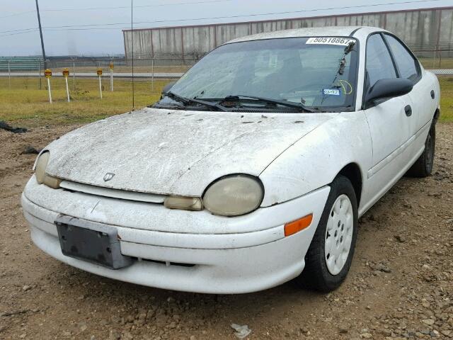 1B3ES47C9XD113196 - 1999 DODGE NEON HIGHL WHITE photo 2