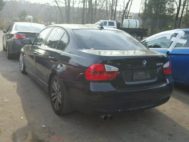 WBAVB13526KR65661 - 2006 BMW 325 I BLACK photo 3