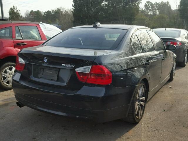 WBAVB13526KR65661 - 2006 BMW 325 I BLACK photo 4