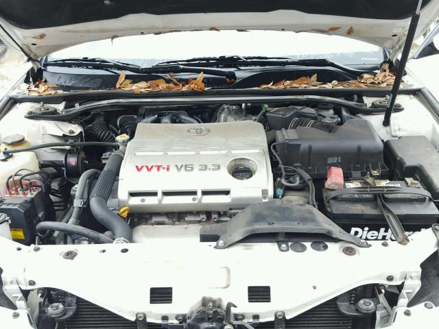 4T1CA30P95U054577 - 2005 TOYOTA CAMRY SOLA WHITE photo 7