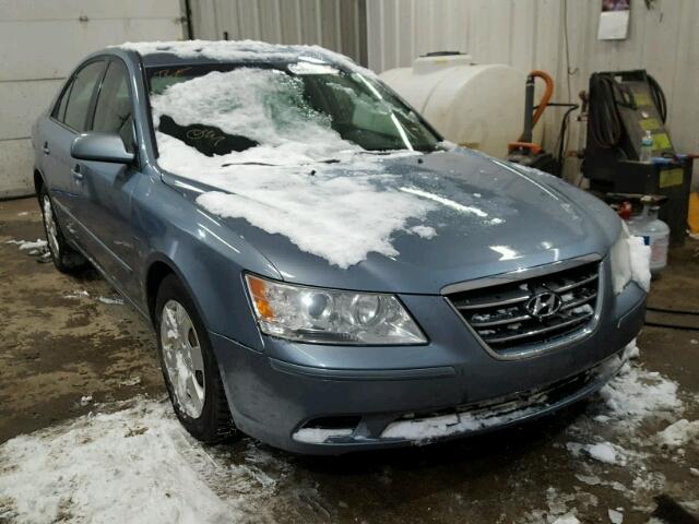 5NPET46F09H420048 - 2009 HYUNDAI SONATA GLS BLUE photo 1