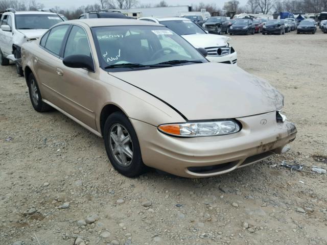 1G3NL52EX4C204649 - 2004 OLDSMOBILE ALERO GL GOLD photo 1