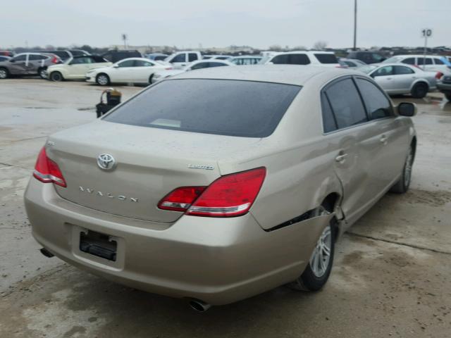 4T1BK36B56U118894 - 2006 TOYOTA AVALON XL TAN photo 4