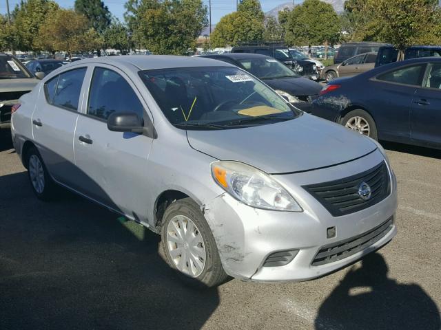 3N1CN7AP7CL925565 - 2012 NISSAN VERSA S SILVER photo 1