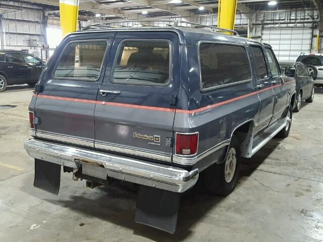 1GNEV16K4HF185577 - 1987 CHEVROLET SUBURBAN V TWO TONE photo 4