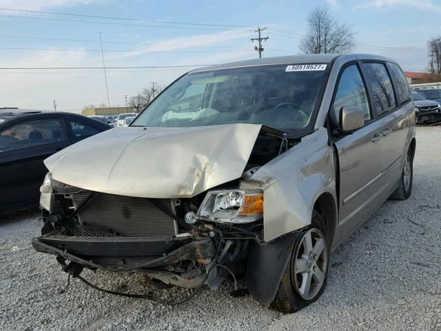 1D8HN54PX8B100892 - 2008 DODGE GRAND CARA BEIGE photo 2