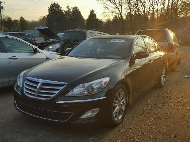 KMHGC4DD1CU165347 - 2012 HYUNDAI GENESIS 3. BLACK photo 2