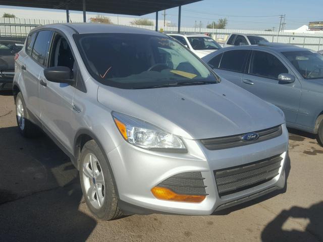 1FMCU0F70EUE13697 - 2014 FORD ESCAPE S SILVER photo 1