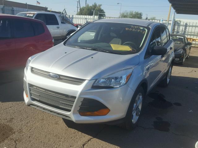 1FMCU0F70EUE13697 - 2014 FORD ESCAPE S SILVER photo 2