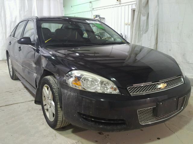 2G1WB5E38C1118822 - 2012 CHEVROLET IMPALA LT BLACK photo 1