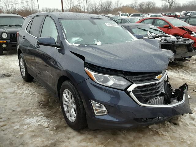 3GNAXJEV1JL131024 - 2018 CHEVROLET EQUINOX LT BLUE photo 1