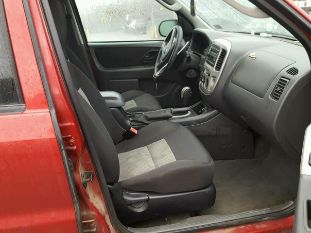 1FMYU93197KA21956 - 2007 FORD ESCAPE XLT RED photo 5