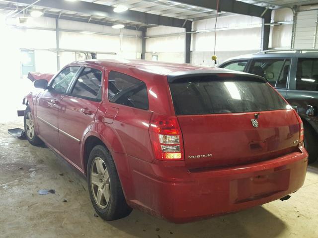 2D4FV47V16H442670 - 2006 DODGE MAGNUM SXT MAROON photo 3